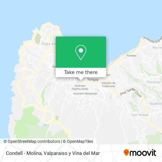 Condell - Molina map