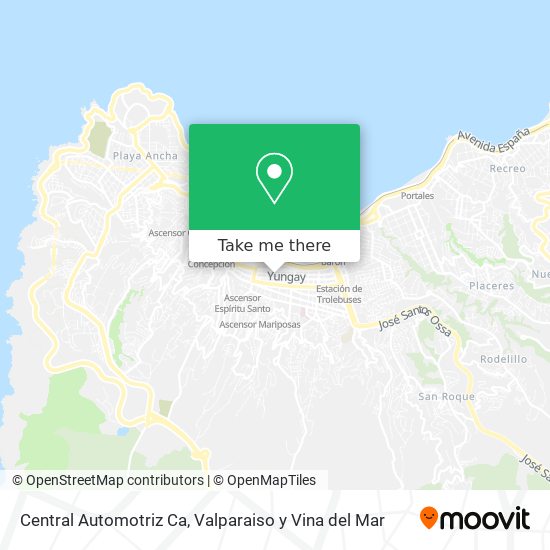 Mapa de Central Automotriz Ca