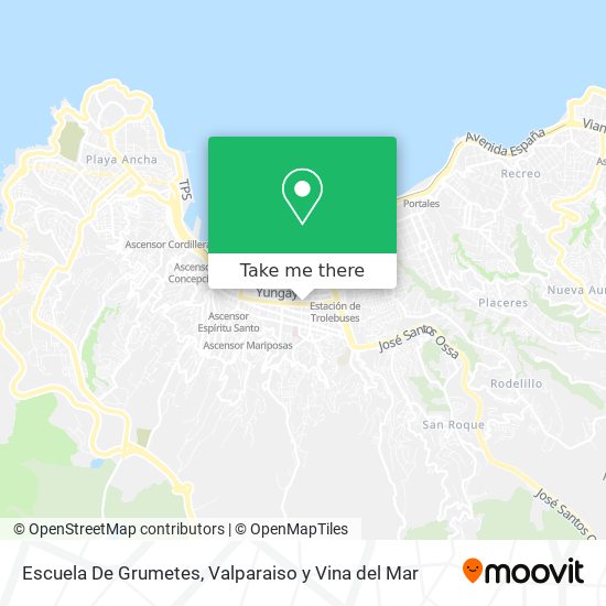 Mapa de Escuela De Grumetes