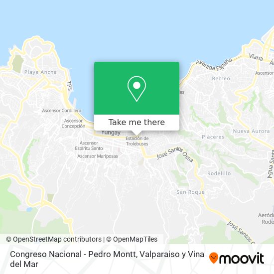 Congreso Nacional - Pedro Montt map