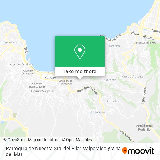 Parroquia de Nuestra Sra. del Pilar map