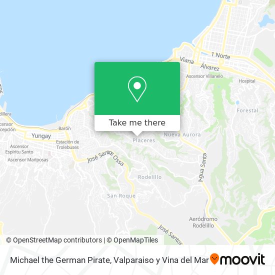 Michael the German Pirate map
