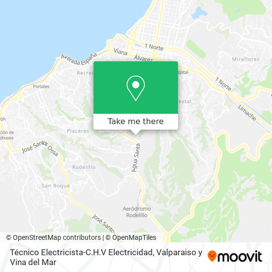 Técnico Electricista-C.H.V Electricidad map