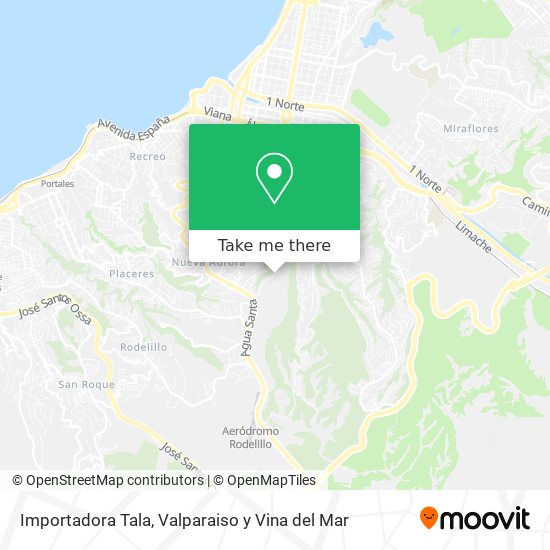 Mapa de Importadora Tala