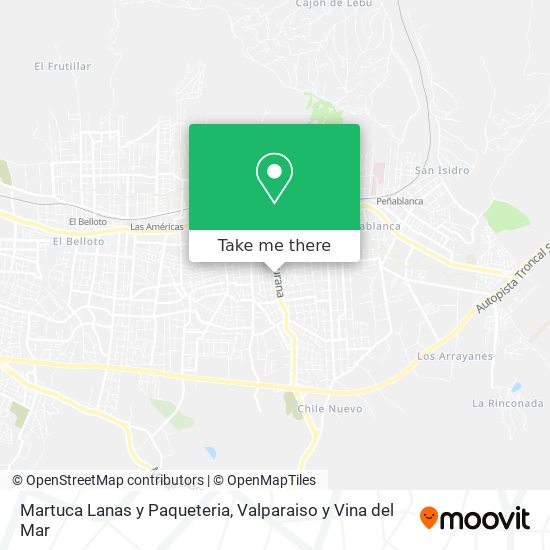 Martuca Lanas y Paqueteria map