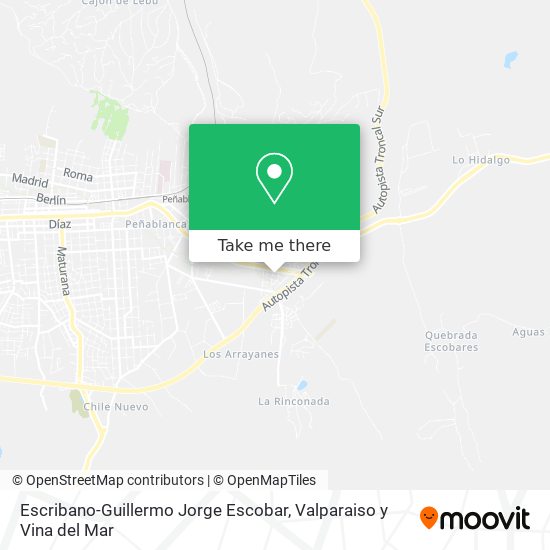 Escribano-Guillermo Jorge Escobar map