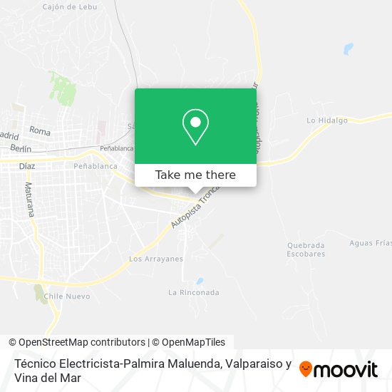 Técnico Electricista-Palmira Maluenda map