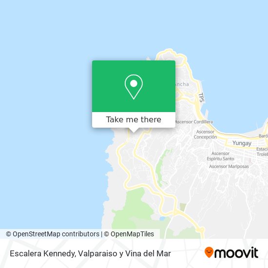 Escalera Kennedy map
