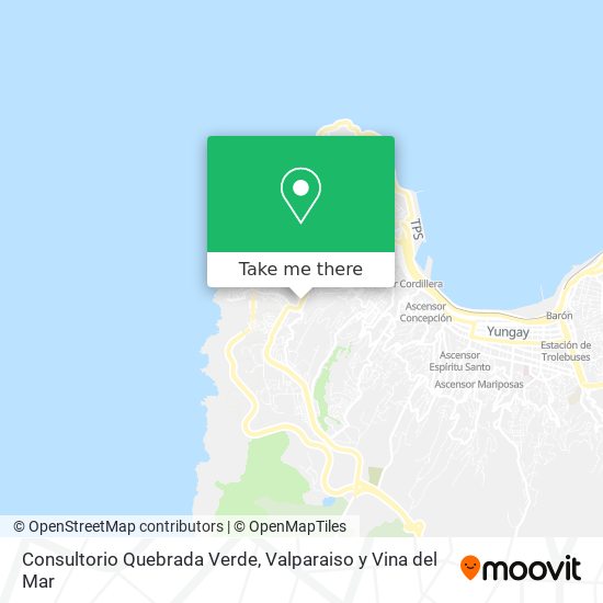 Mapa de Consultorio Quebrada Verde