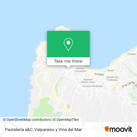 Pastelería a&C map