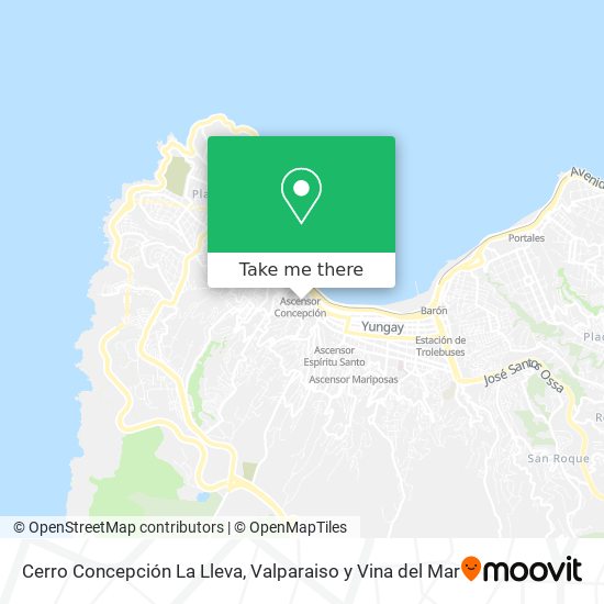 Mapa de Cerro Concepción La Lleva