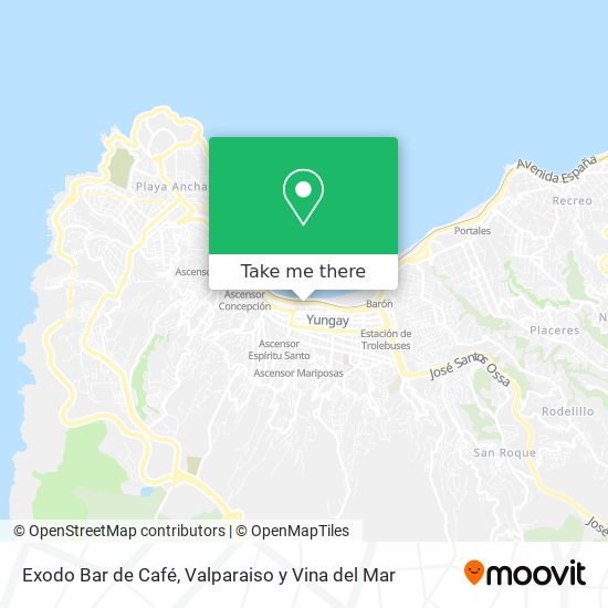 Exodo Bar de Café map