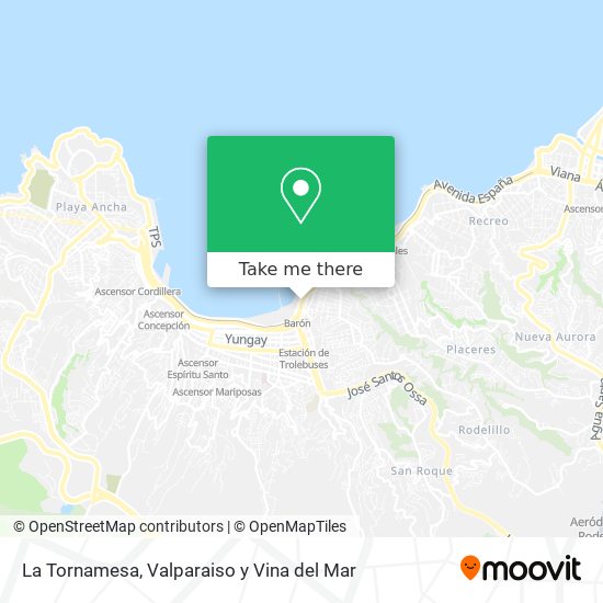 Mapa de La Tornamesa