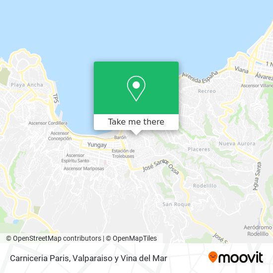Mapa de Carniceria Paris