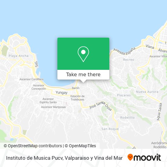 Instituto de Musica Pucv map