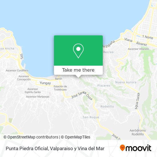 Punta Piedra Oficial map