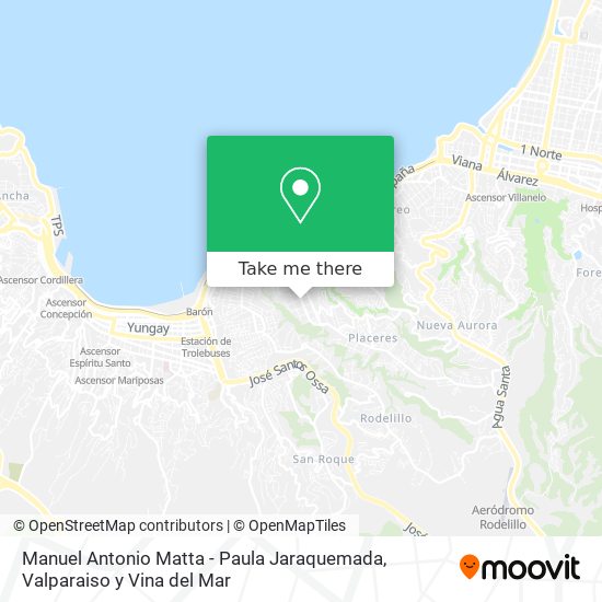Manuel Antonio Matta - Paula Jaraquemada map