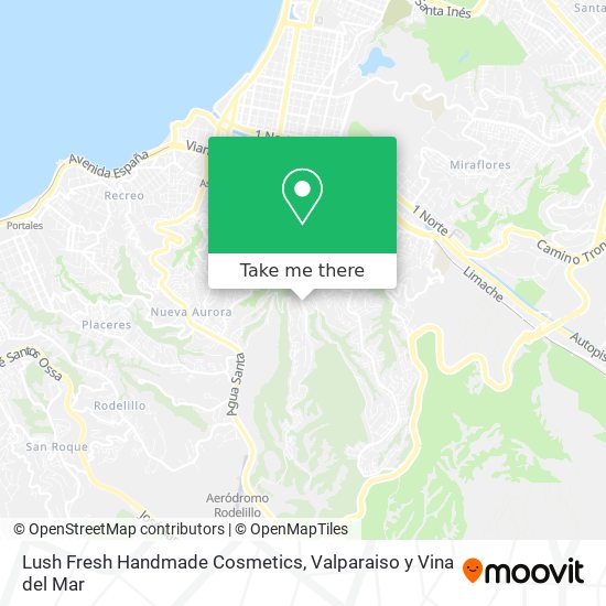 Lush Fresh Handmade Cosmetics map