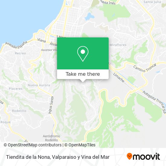 Mapa de Tiendita de la Nona
