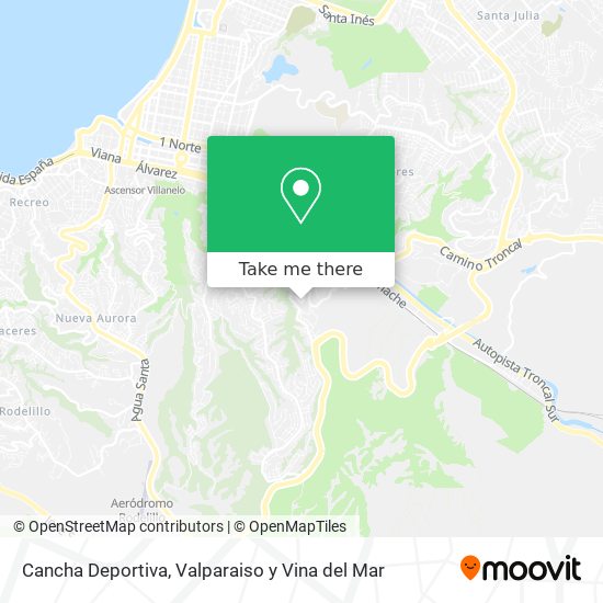 Cancha Deportiva map