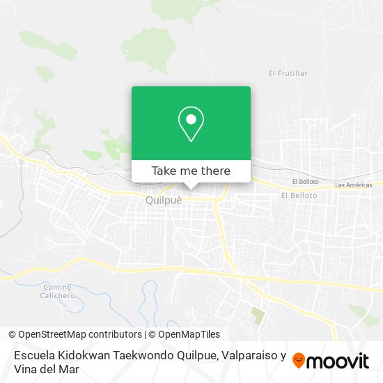 Escuela Kidokwan Taekwondo Quilpue map