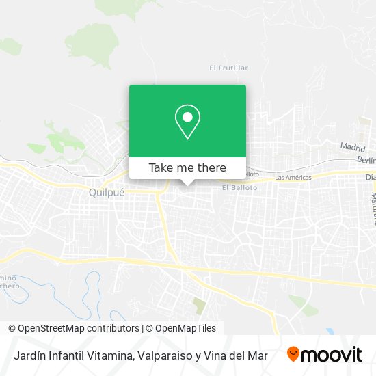 Jardín Infantil Vitamina map