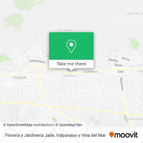 Mapa de Florería y Jardinería Jade