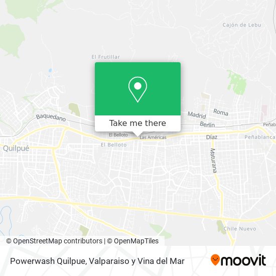 Powerwash Quilpue map