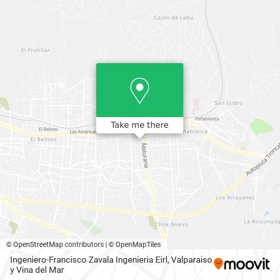 Mapa de Ingeniero-Francisco Zavala Ingenieria Eirl