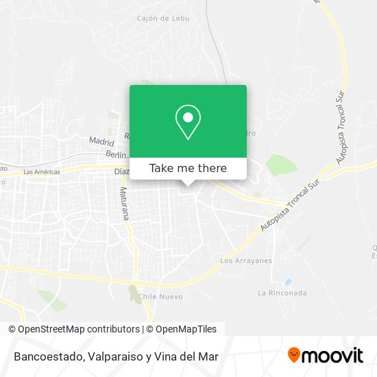 Bancoestado map