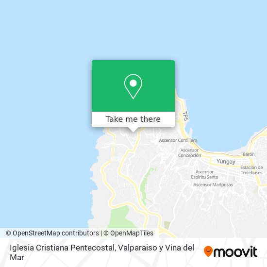 Mapa de Iglesia Cristiana Pentecostal