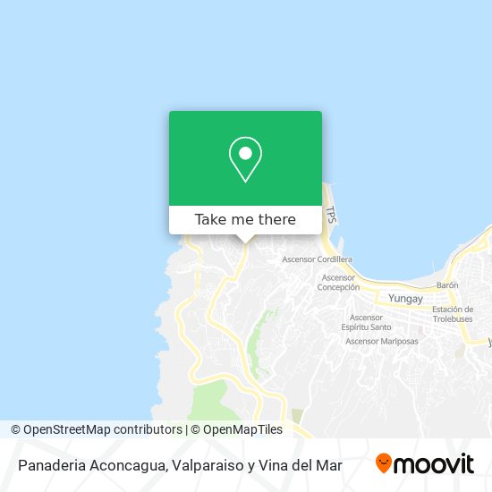 Panaderia Aconcagua map