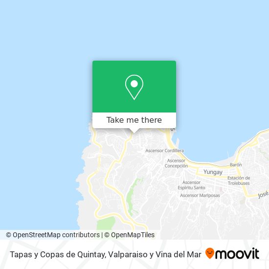 Tapas y Copas de Quintay map