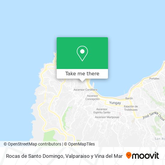 Rocas de Santo Domingo map