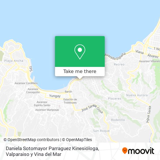 Mapa de Daniela Sotomayor Parraguez Kinesióloga