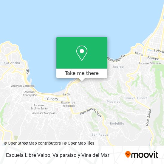 Escuela Libre Valpo map