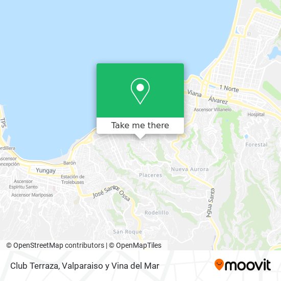 Club Terraza map