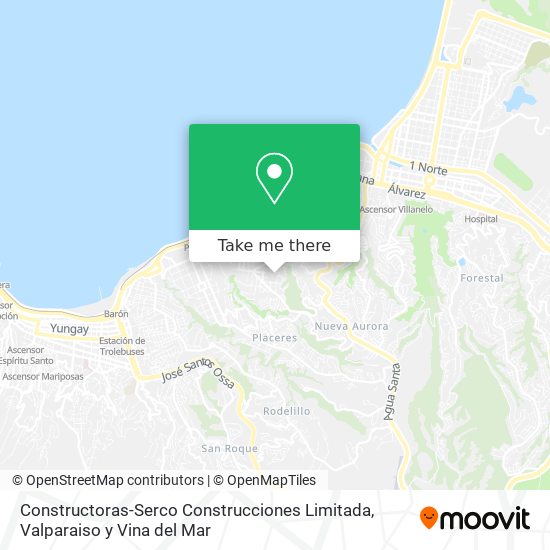 Constructoras-Serco Construcciones Limitada map