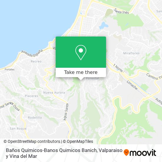 Baños Químicos-Banos Quimicos Banich map