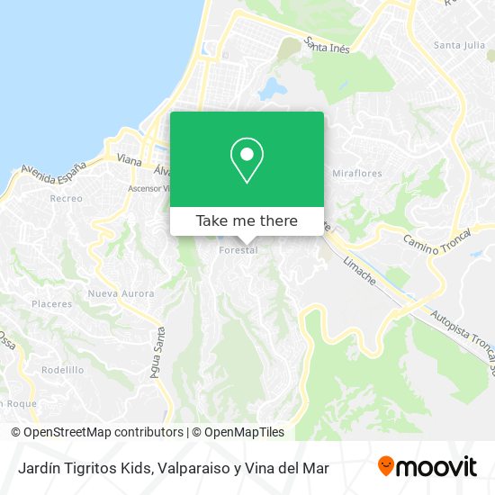 Jardín Tigritos Kids map