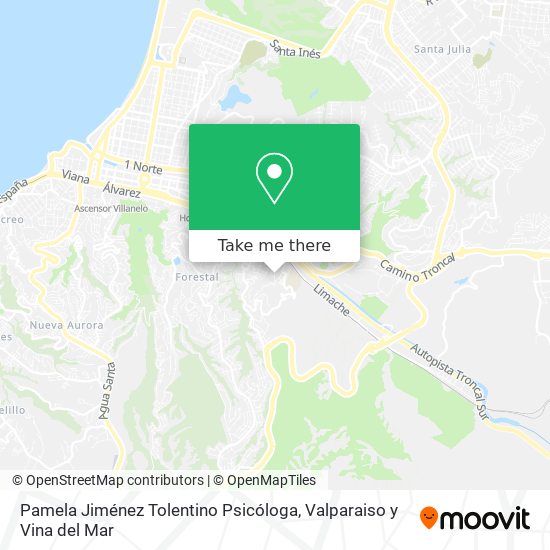 Pamela Jiménez Tolentino Psicóloga map
