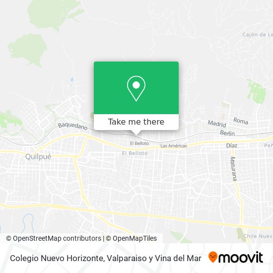 Colegio Nuevo Horizonte map