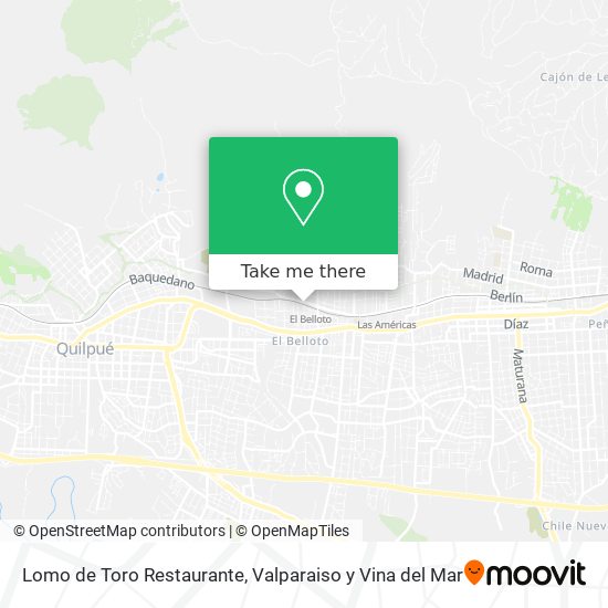 Lomo de Toro Restaurante map