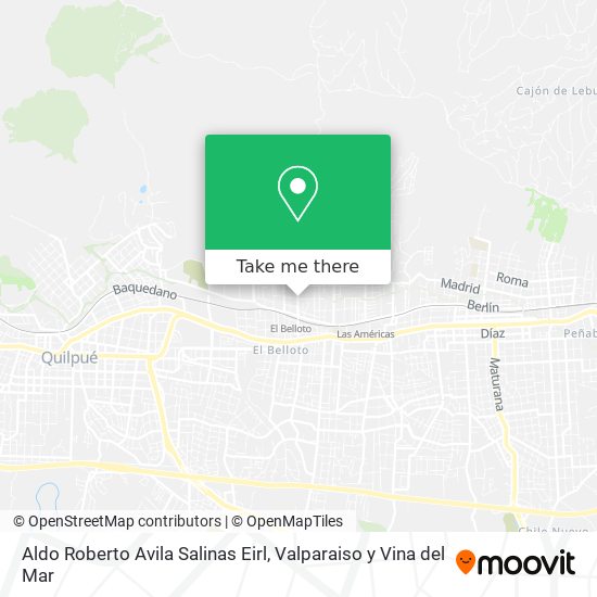 Aldo Roberto Avila Salinas Eirl map