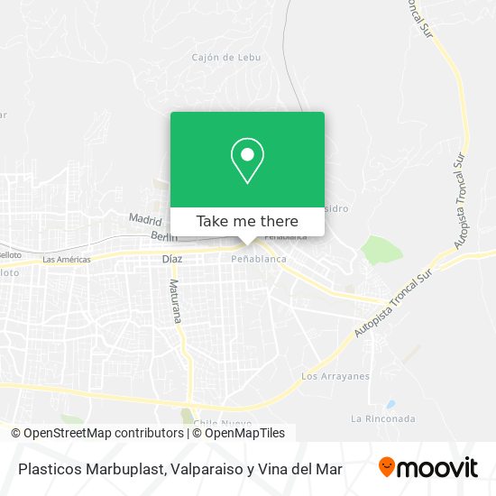 Plasticos Marbuplast map