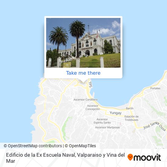 Edificio de la Ex Escuela Naval map