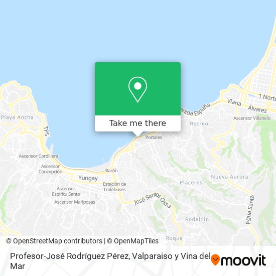 Profesor-José Rodríguez Pérez map