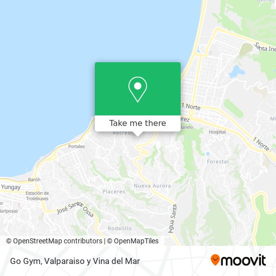 Go Gym map