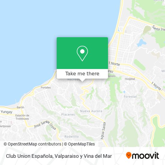 Club Union Española map