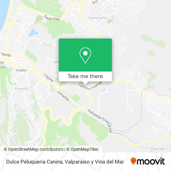 Mapa de Dulce Peluqueria Canina